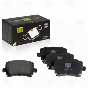 Колодки тормозные дисковые Trialli, задние, комплект на ось (4 шт), арт. PF 1880