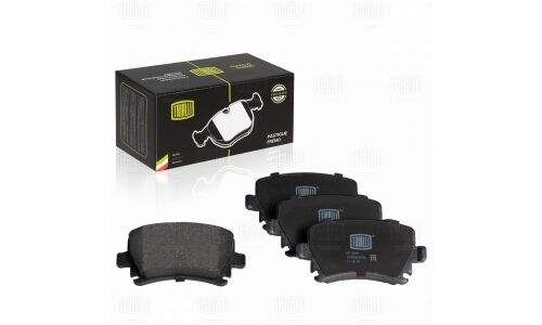 Колодки тормозные дисковые Trialli, задние, комплект на ось (4 шт), арт. PF 1880