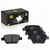 Колодки тормозные дисковые Trialli задние, комплект на ось (4 шт), арт. PF 1881