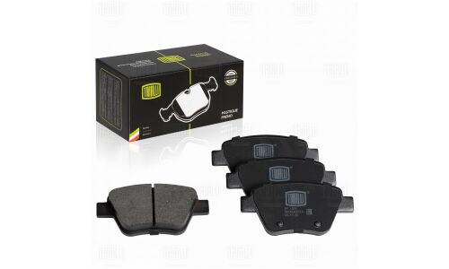 Колодки тормозные дисковые Trialli задние, комплект на ось (4 шт), арт. PF 1881