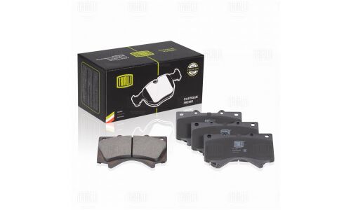 Колодки тормозные дисковые Trialli, передние, комплект на ось (4 шт), арт. PF 1917