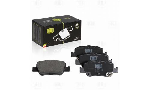 Колодки тормозные дисковые Trialli задние, комплект на ось (4 шт), арт. PF 1928