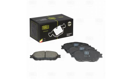 Колодки тормозные дисковые Trialli передние, комплект на ось (4 шт), арт. PF 1932