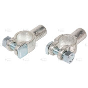 Клеммы для аккумулятора Startvolt, латунь, стандартные (+19.5/-17.9), крепление провода гидравлическим обжимом, 2 шт, арт. SBT 017