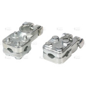 Клеммы для аккумулятора Startvolt, латунь, стандартные (+19.5/-17.9), крепление провода зажимной пластиной, 2 шт, арт. SBT 019