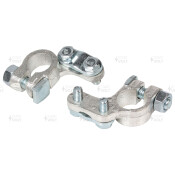 Клеммы для аккумулятора Startvolt, латунь, стандартные (+19.5/-17.9), крепление провода зажимной пластиной, 2 шт, арт. SBT 028