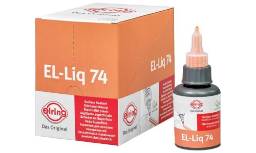 Герметик Elring EL-Liq 74, анаэробный, оранжевый, флакон 50мл, арт. 461 ...