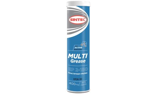 Смазка пластичная Sintec Multi Grease EP 2-150, многоцелевая, антикоррозийная, синяя, туба 400г, арт. 80511