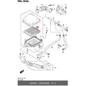 Фильтр воздушный Suzuki, арт. 1378078R00