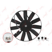 Вентилятор охлаждения радиатора LYNXauto, для Volga, арт. RF-1597