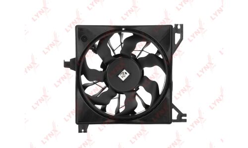 Вентилятор охлаждения радиатора LYNXauto, с кожухом, для Lada Granta 2190-92 / Kalina 2194, арт. RF-1601