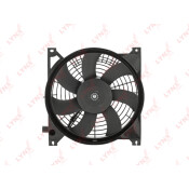 Вентилятор охлаждения радиатора LYNXauto, с кожухом, для Lada Granta 2190-92 / Kalina 2194, арт. RF-1602
