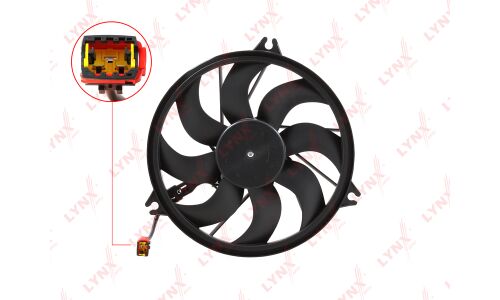 Вентилятор охлаждения радиатора LYNXauto, арт. RF-1135