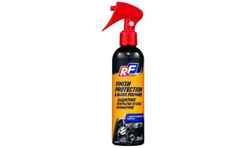 Защитное покрытие кузова Ruseff Finish Protection & Gloss Polymer, полимерное, с водоотталкивающим эффектом, бутылка с триггером 250мл, арт. 11624N
