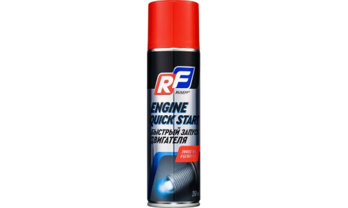 Жидкость для быстрого старта RUSEFF Engine Quick Start, для бензиновых и дизельных двигателей, аэрозоль 250мл, арт. 19272N