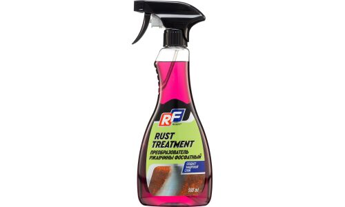 Преобразователь ржавчины Ruseff Rust Treatment, фосфатный, с цинком, бутылка с триггером 500мл, арт. 18185N