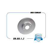 Диск тормозной Brave, передний, правый/левый, 1 шт, арт. BR.BD.1.2