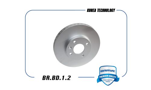 Диск тормозной Brave, передний, правый/левый, 1 шт, арт. BR.BD.1.2