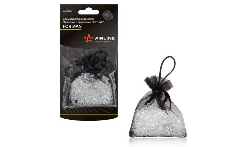 Ароматизатор подвесной Airline «Мешочек с гранулами Parfume» For Man (Парфюм), полимерный, 20г, арт. AFME242