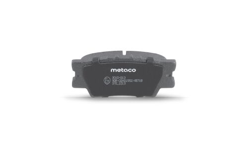 Колодки тормозные дисковые Metaco, задние, комплект на ось (4 шт), арт. 3010-013