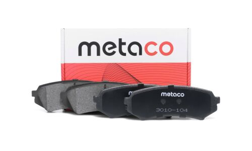 Колодки тормозные дисковые Metaco, задние, комплект на ось (4 шт), арт. 3010-104