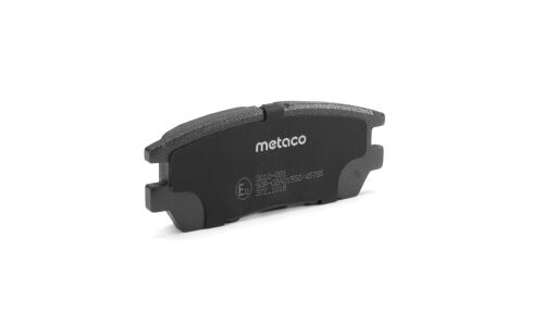 Колодки тормозные дисковые | зад METACO, арт. 3010-081