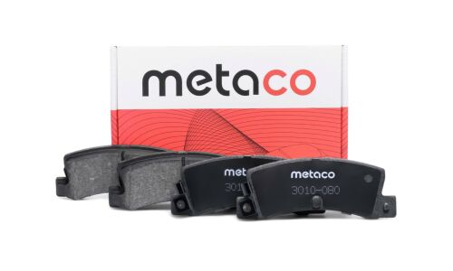 Колодки тормозные дисковые Metaco, задние, комплект на ось (4 шт), арт. 3010-080