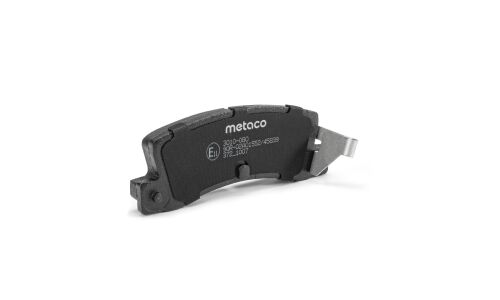 Колодки тормозные дисковые Metaco, задние, комплект на ось (4 шт), арт. 3010-080