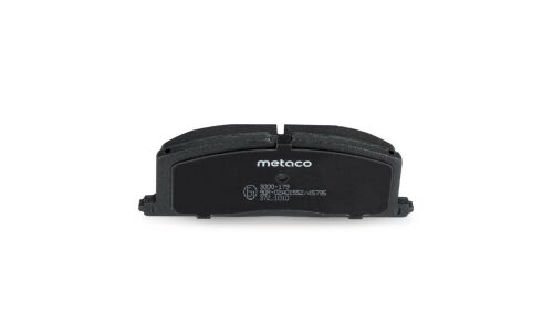 Колодки тормозные дисковые Metaco, передние, комплект на ось (4 шт), арт. 3000-179