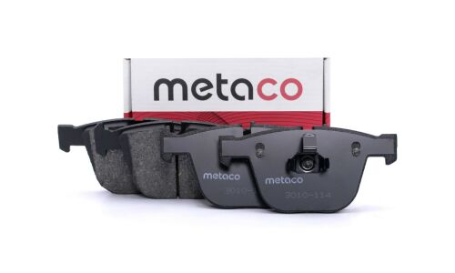 Колодки тормозные дисковые Metaco, задние, комплект на ось (4 шт), арт. 3010-114