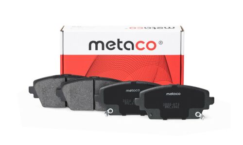 Колодки тормозные дисковые Metaco, передние, комплект на ось (4 шт), арт. 3000-073