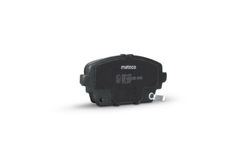 Колодки тормозные дисковые Metaco, передние, комплект на ось (4 шт), арт. 3000-073