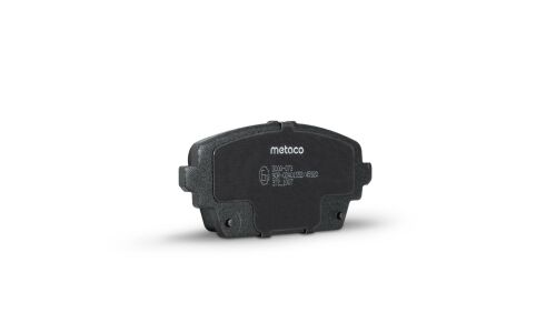 Колодки тормозные дисковые Metaco, передние, комплект на ось (4 шт), арт. 3000-073