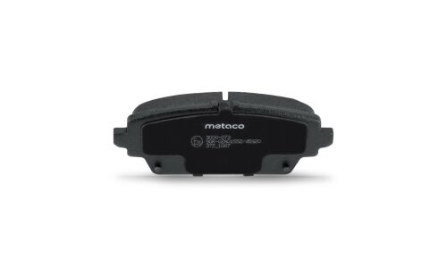 Колодки тормозные дисковые Metaco, передние, комплект на ось (4 шт), арт. 3000-073
