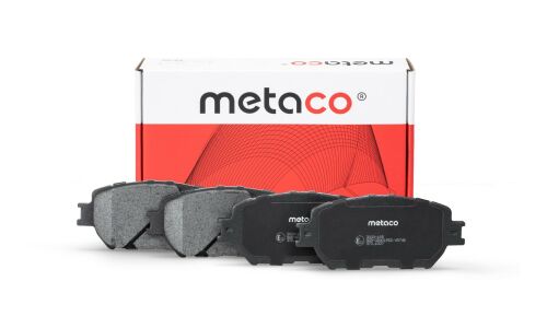 Колодки тормозные дисковые | перед METACO, арт. 3000-168
