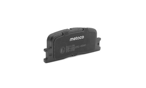 Колодки тормозные дисковые Metaco, задние, комплект на ось (4 шт), арт. 3010-056