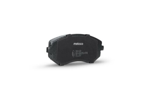 Колодки тормозные дисковые Metaco, передние, комплект на ось (4 шт), арт. 3000-020