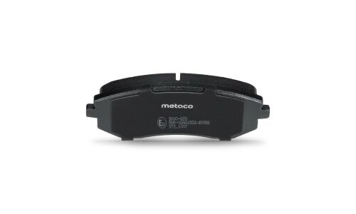 Колодки тормозные дисковые Metaco, передние, комплект на ось (4 шт), арт. 3000-020