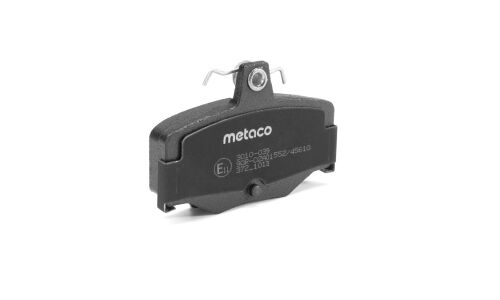 Колодки тормозные дисковые Metaco, задние, комплект на ось (4 шт), арт. 3010-039