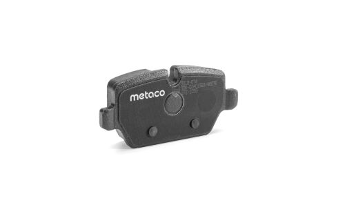 Колодки тормозные дисковые Metaco, задние, комплект на ось (4 шт), арт. 3010-074