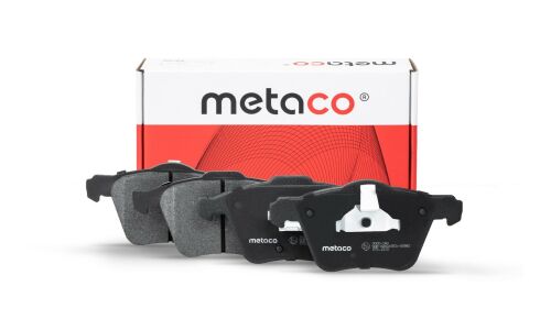 Колодки тормозные дисковые Metaco, передние, комплект на ось (4 шт), арт. 3000-150