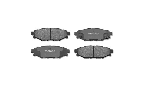 Колодки тормозные дисковые Metaco, задние, комплект на ось (4 шт), арт. 3010-024