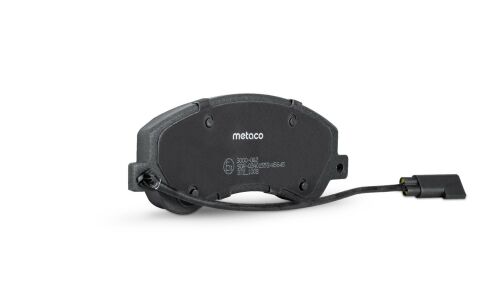Колодки тормозные дисковые Metaco, передние, комплект на ось (4 шт), арт. 3000-062
