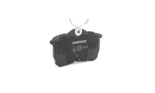 Колодки тормозные дисковые Metaco, задние, комплект на ось (4 шт), арт. 3010-047