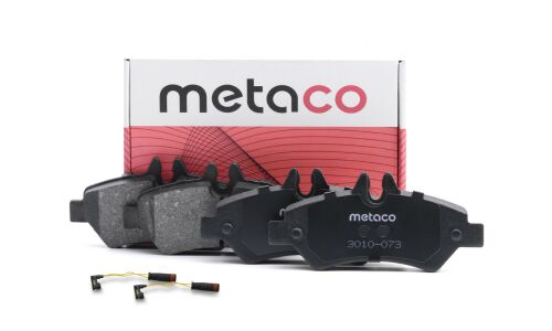 Колодки тормозные дисковые | зад METACO, арт. 3010-073