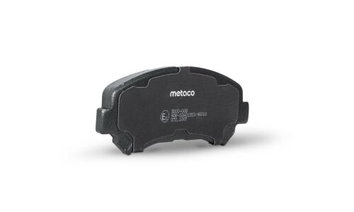 Колодки тормозные дисковые Metaco, передние, комплект на ось (4 шт), арт. 3000-008
