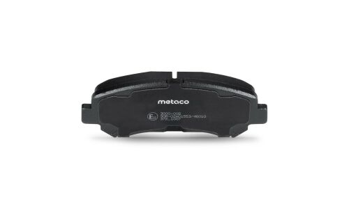 Колодки тормозные дисковые Metaco, передние, комплект на ось (4 шт), арт. 3000-008