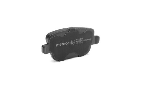 Колодки тормозные дисковые Metaco, задние, комплект на ось (4 шт), арт. 3010-018