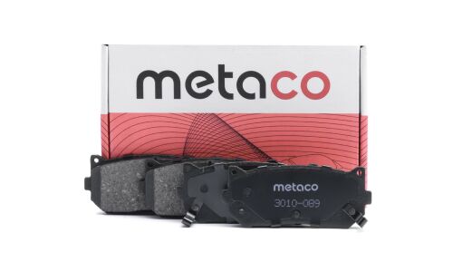 Колодки тормозные дисковые Metaco, задние, комплект на ось (4 шт), арт. 3010-089
