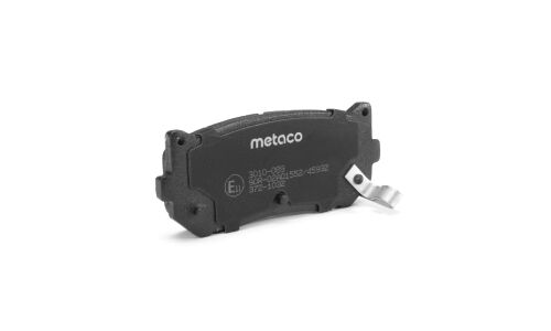 Колодки тормозные дисковые Metaco, задние, комплект на ось (4 шт), арт. 3010-089